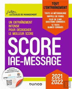 Bertrand.pt - Score Iae-Message ; Tout L'Entraînement (Édition 2021/2022)