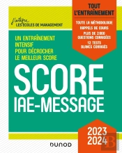 Score Iae-Message ; Tout L'Entraînement (Édition 2022/2023)