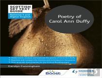 Scottish Set Text Guide: Poetry Of Carol Ann Duffy For National 5 And Higher English