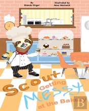 Scout Getting Messy At The Bakery