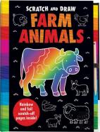 Scratch And Draw Farm Animals - Scratch Art Activity Book