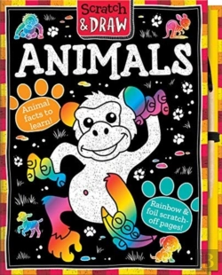 Bertrand.pt - Scratch & Draw Animals - Scratch Art Activity Book