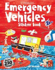 Scribblers Fun Activity Emergency Vehicles Sticker Book