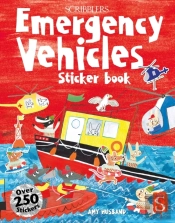 Scribblers Fun Activity Emergency Vehicles Sticker Book