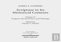 Scripture In Its Historical Contexts