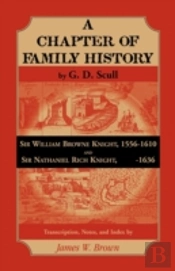 Scull'S 'A Chapter Of Family History:' S