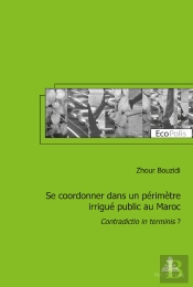 Se Coordonner Dans Un Périmètre Irrigué Public Au Maroc