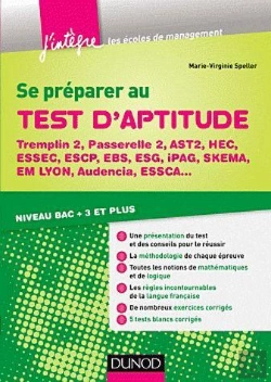 Bertrand.pt - Se Preparer Aux Tests D'Aptitude  Tremplin 2, Passerelle 2, Ast2, Hec, Essec, Escp
