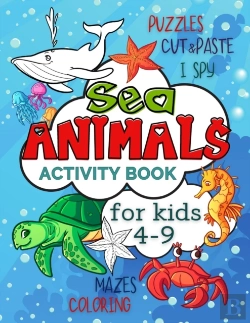 Bertrand.pt - Sea Animals Activity Book For Kids 4-9