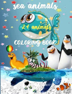 Bertrand.pt - Sea Animals Coloring Book -24 Animals