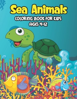 Bertrand.pt - Sea Animals Coloring Book For Kids Ages 4-12