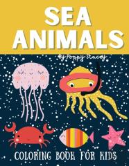 Sea Animals Coloring Book For Kids