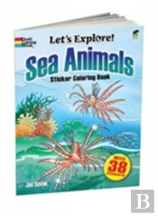 Sea Animals Sticker Coloring Book