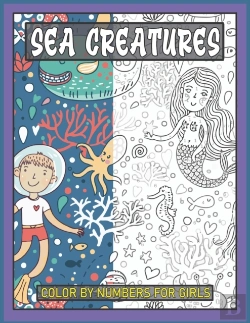 Bertrand.pt - Sea Creatures Color By Number For Girls