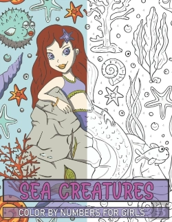 Bertrand.pt - Sea Creatures Color By Number For Girls