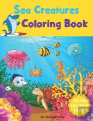 Sea Creatures Coloring Book
