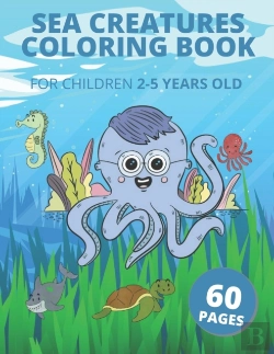 Bertrand.pt - Sea Creatures Coloring Book For Children 2-5 Years Old
