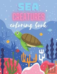 Sea Creatures Coloring Book