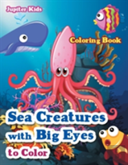 Sea Creatures With Big Eyes To Color Coloring Book