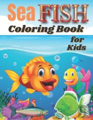 Sea Fish Coloring Book For Kids