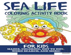 Sea Life Coloring Activity Book For Kids
