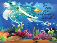 Sea Life Coloring Book