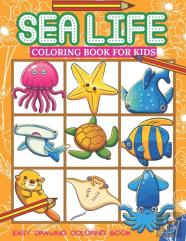 Sea Life Coloring Book For Kids