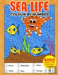 Sea Life Colour By Number