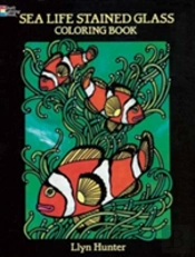 SEA LIFE STAINED GLASS COLOURING BOOK