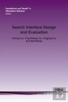 Search Interface Design And Evaluation