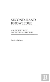 Second-Hand Knowledge