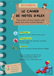 Secourisme : Le Cahier De Notes D'Alex (Sous Titre : Tout Ce Que Vous Avez Toujour Voulu Savoir, Sans Jamais Vraiment Chercher !)