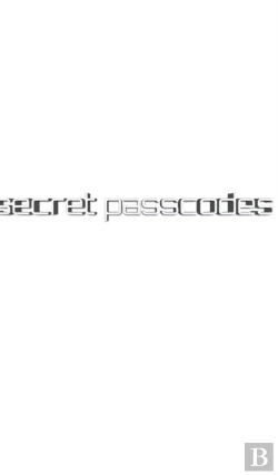 Bertrand.pt - Secret Passcodes Blank Notebook