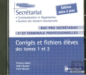 Secretariat T.1/2 Bpro Secretariat 1re Et Terminale Professionnelles Cdr