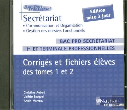 Bertrand.pt - Secretariat T.1/2 Bpro Secretariat 1re Et Terminale Professionnelles Cdr