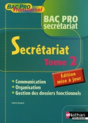 Secrétariat T.2 ; Bac Pro Secrétariat ; Livre De L'Élève (Édition 2008)