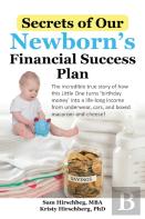 Secrets Of Our Newborns Financial Success Plan
