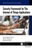 Security Framework For The Internet Of Things Applications