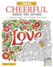 Seek, Color, Find Cheerful Words And Sayings