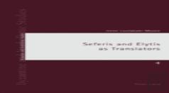 Seferis And Elytis As Translators