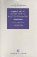 Segundo Balance De Una Pol¡Tica: Junio 1995 - Diciembre 1996