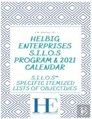 Seize This Day S.I.L.O.S Program And 2021 Calendar