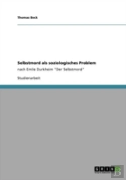 Bertrand.pt - Selbstmord Als Soziologisches Problem