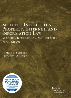 Bertrand.pt - Selected Intellectual Property, Internet, And Information Law, Statutes, Regulations, And Treaties, 2022