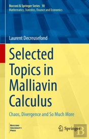 Selected Topics In Malliavin Calculus