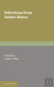 Selections From Sainte-Beuve