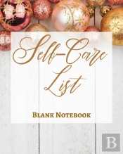 Self-Care List - Blank Notebook - Write It Down - Pastel Rose Gold Pink - Abstract Modern Contemporary Unique Design