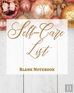 Bertrand.pt - Self-Care List - Blank Notebook - Write It Down - Pastel Rose Gold Pink - Abstract Modern Contemporary Unique Design