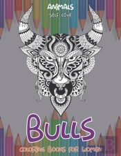 Self Love Coloring Books For Women - Animals - Bulls