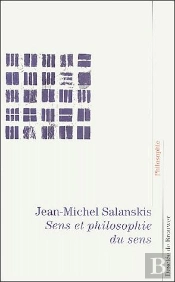 Sens Et Philosophie Du Sens